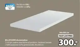 JYSK BILLEFJORD skummadras tilbud