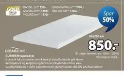 JYSK GURSKEN topmadras tilbud