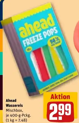 REWE DE Ahead Wassereis tilbud