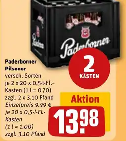 REWE DE Paderborner Pilsener tilbud