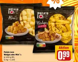 REWE DE Potato Love Wedges oder Mini´s tilbud