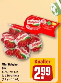 REWE DE Mini Babybel 9er tilbud