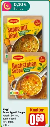REWE DE Maggi Guten Appetit Suppe tilbud