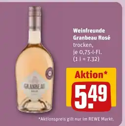 REWE DE Weinfreunde Granbeau Rosé tilbud