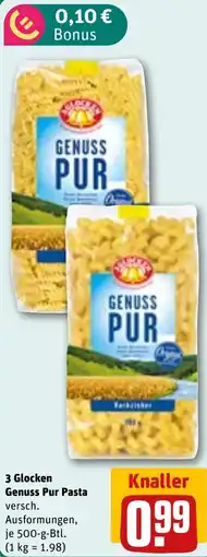 REWE DE 3 Glocken Genuss Pur Pasta tilbud