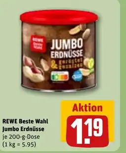 REWE DE REWE Beste Wahl Jumbo Erdnüsse tilbud