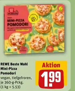 REWE DE REWE Beste Wahl Mini-Pizza Pomodori tilbud