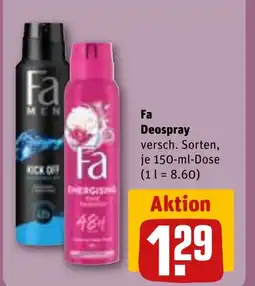 REWE DE Fa Deospray tilbud
