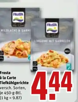 REWE DE Frosta à la Carte Tiefkühlgerichte tilbud
