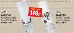jem & fix Glasfilt / Glasvæv (rulle) tilbud