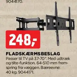 jem & fix Fladskærmsbeslag (til større TV) tilbud