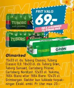 Bilka Ølmarked - Tuborg tilbud