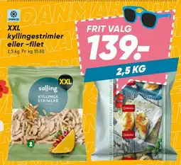 Bilka Salling XXL kyllingestrimler eller filet – frit valg 139,- tilbud