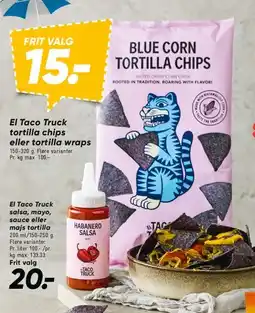 Bilka Blue Corn Tortilla Chips tilbud