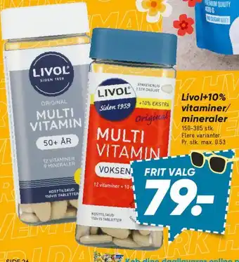 Bilka Livol multivitamin tilbud