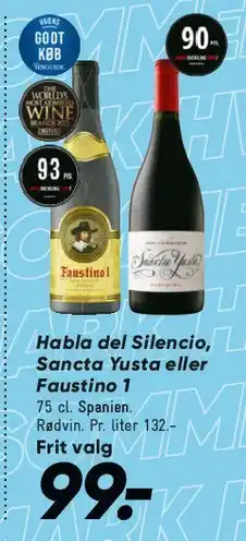 Bilka Habla del Silencio / Sancta Yusta / Faustino tilbud