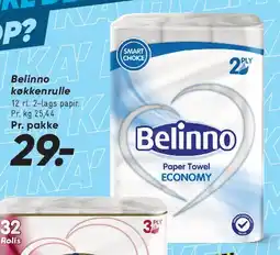 Bilka Belinno køkkenrulle / Paper Towel ECONOMY tilbud