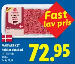 Lidl Hakket oksekød tilbud
