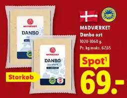 Lidl Danbo ost tilbud
