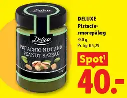 Lidl Pistachio nut and peanut spread tilbud