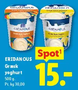 Lidl Græsk yoghurt tilbud