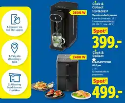 Lidl SILVERCREST varmtvandsdispenser & MasterPRO Airfryer tilbud