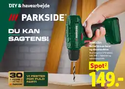 Lidl PARKSIDE Batteridreven bore- og skruemaskine tilbud