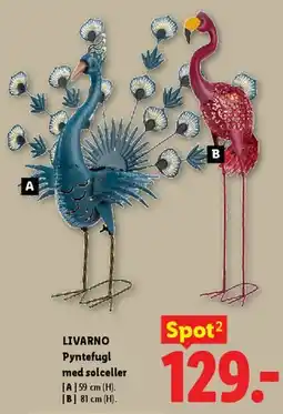 Lidl Pyntefugl med solceller tilbud