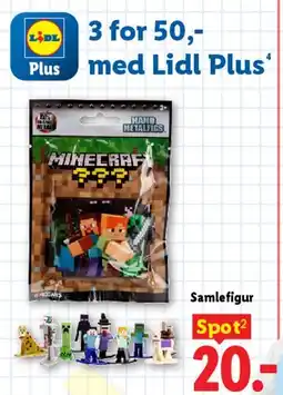 Lidl Minecraft samlefigur tilbud