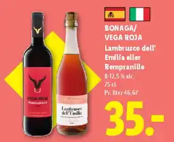 Lidl BONAGA / VEGA ROJA tilbud