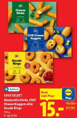 Lidl CHEF SELECT frozen snacks tilbud