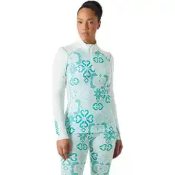 Sport 24 Helly Hansen Lifa Midweight Graphic Half Zip Merinould Skiundertrøje Dame tilbud