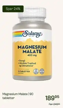 Helsam Magnesium Malate tilbud
