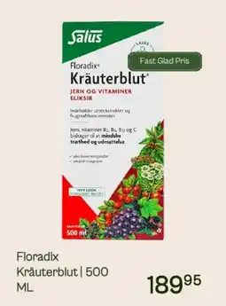 Helsam Floradix Kräuterblut tilbud