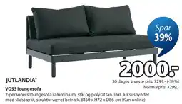 JYSK VOSS loungesofa tilbud