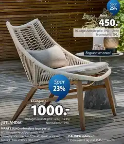 JYSK JUTLANDIA loungestol tilbud