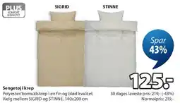 JYSK Sengetøj (SIGRID, STINNE) tilbud