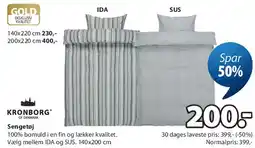 JYSK Sengetøj (IDA / SUS) tilbud