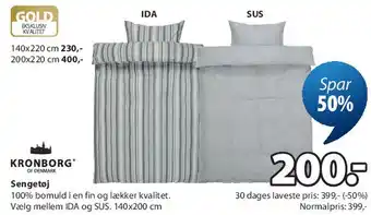 JYSK Sengetøj (IDA / SUS) tilbud