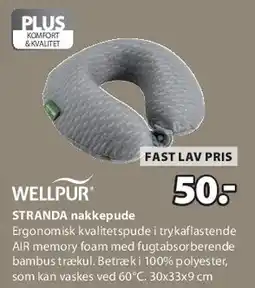 JYSK WELLPUR STRANDA nakkepude tilbud