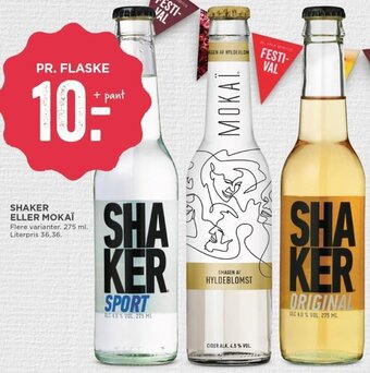 MENY Shaker Eller Mokai tilbud
