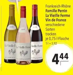 Citti Frankreich-Rhône Famille Perrin La Vieille Ferme Vin de France tilbud
