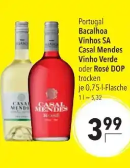 Citti Portugal Bacalhoa Vinhos SA Casal Mendes Vinho Verde oder Rosé DOP tilbud