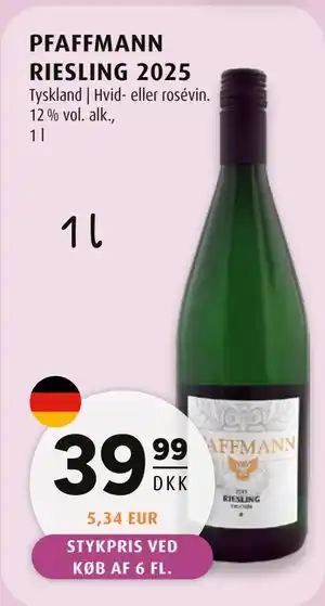 PFAFFMANN RIESLING 2025