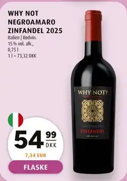 Scandinavian Park WHY NOT NEGROAMARO ZINFANDEL 2025 tilbud