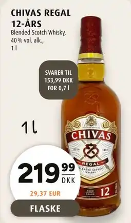 Scandinavian Park CHIVAS REGAL 12-ÅRS tilbud