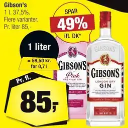 Calle Gibson's tilbud