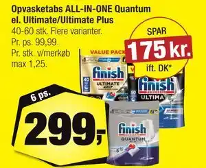 Calle Opvasketabs ALL-IN-ONE Quantum el. Ultimate/Ultimate Plus tilbud
