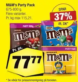 Calle M&M's Party Pack tilbud
