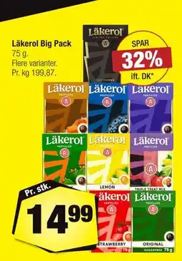 Calle Läkerol Big Pack tilbud